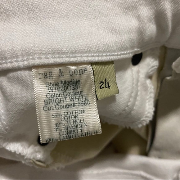 Rag & Bone Hyde Leather Panel Skinny Jeans - Picture 5 of 11